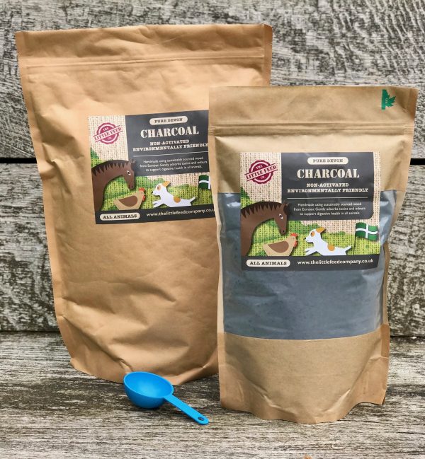 charcoal supplement. non activated. horse dog chickens